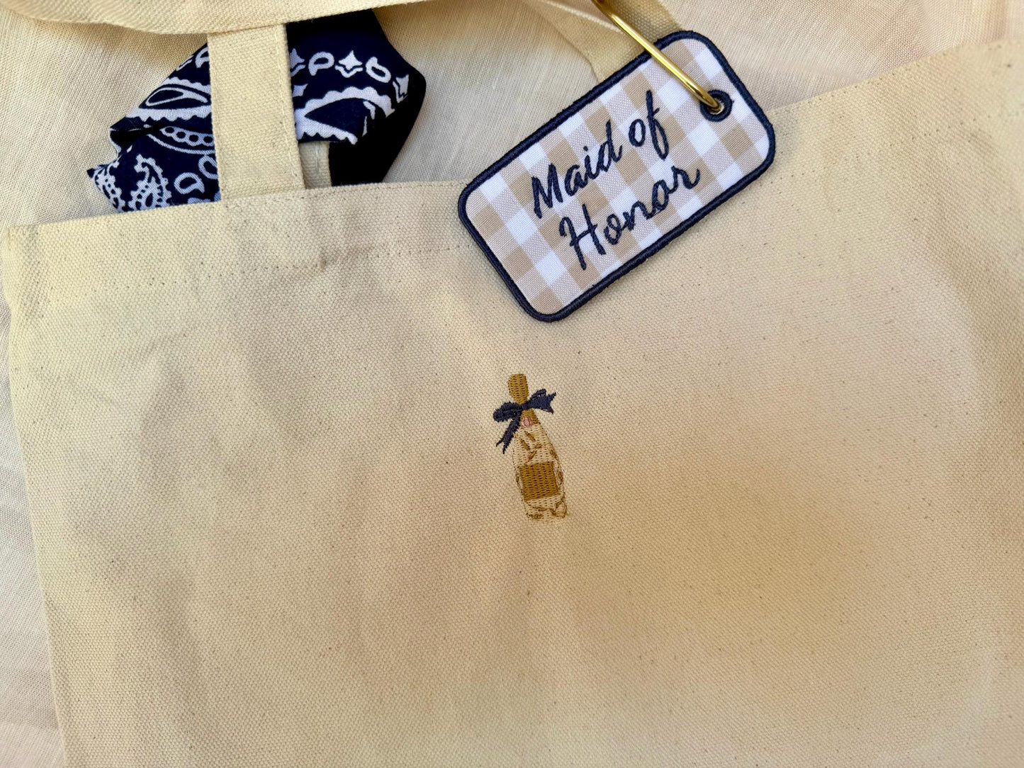 Personalized Gift Set — Tote Bag, Bandana & Bag Charm