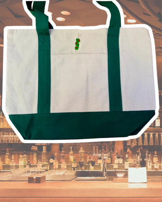 Three Martini Olives Tote Bag