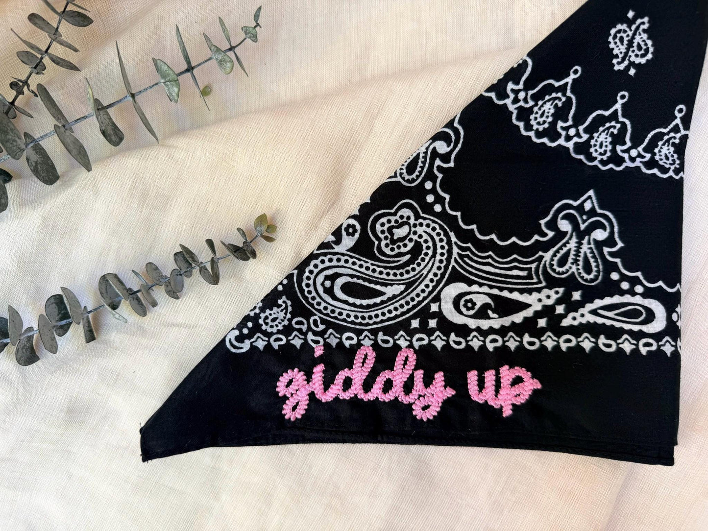 Custom Embroidered Bandana