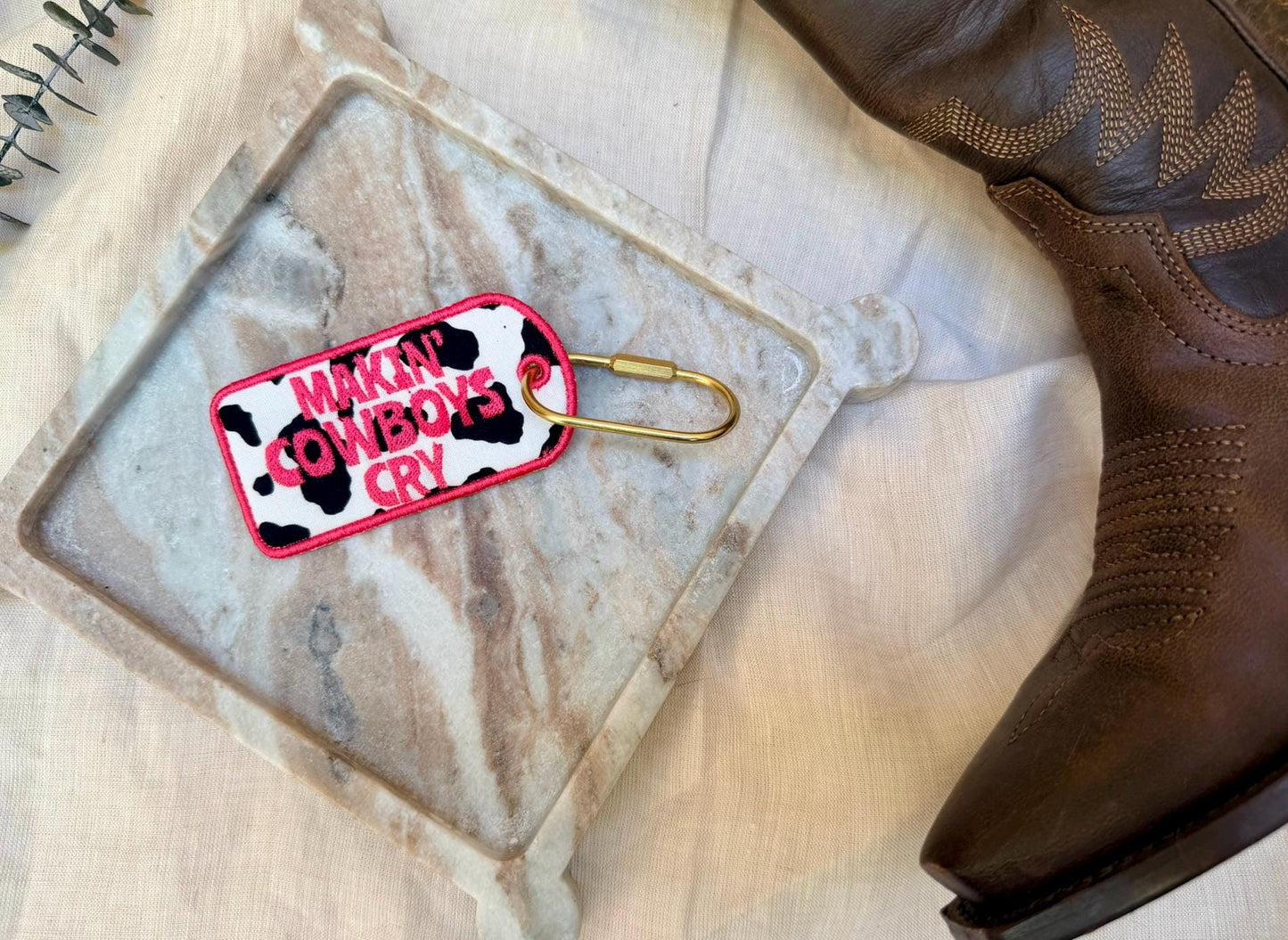 Makin Cowboys Cry Bag Charm