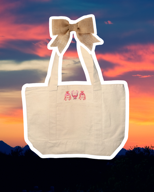 Three Cowboys Tote Bag