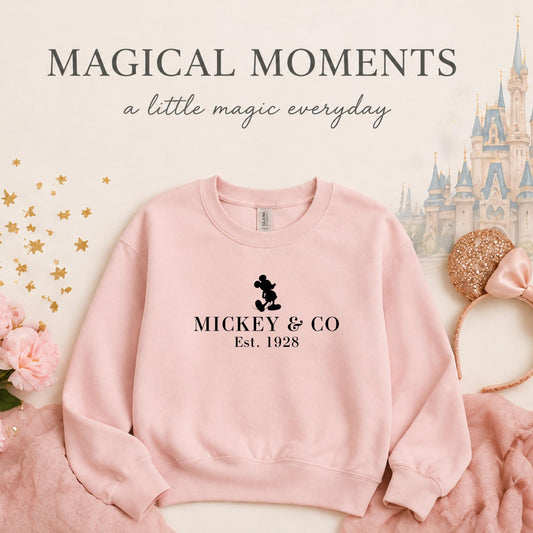 Mickey & Co. Est. 1928 Crewneck Sweatshirt