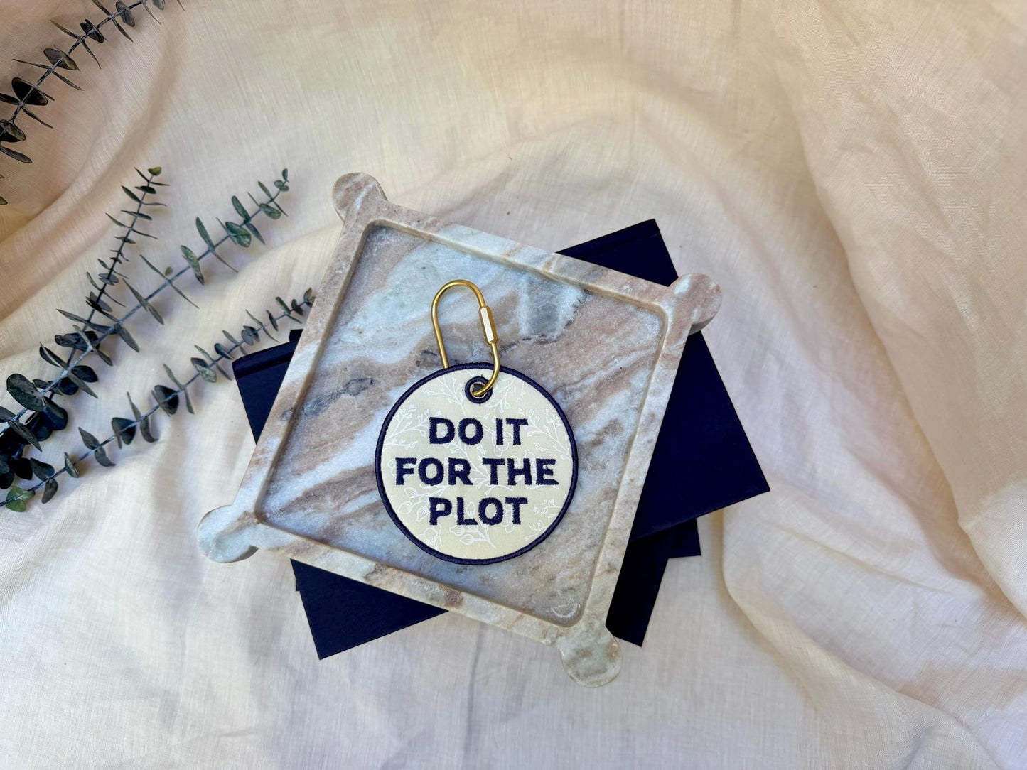 Do It For The Plot Bag Charm