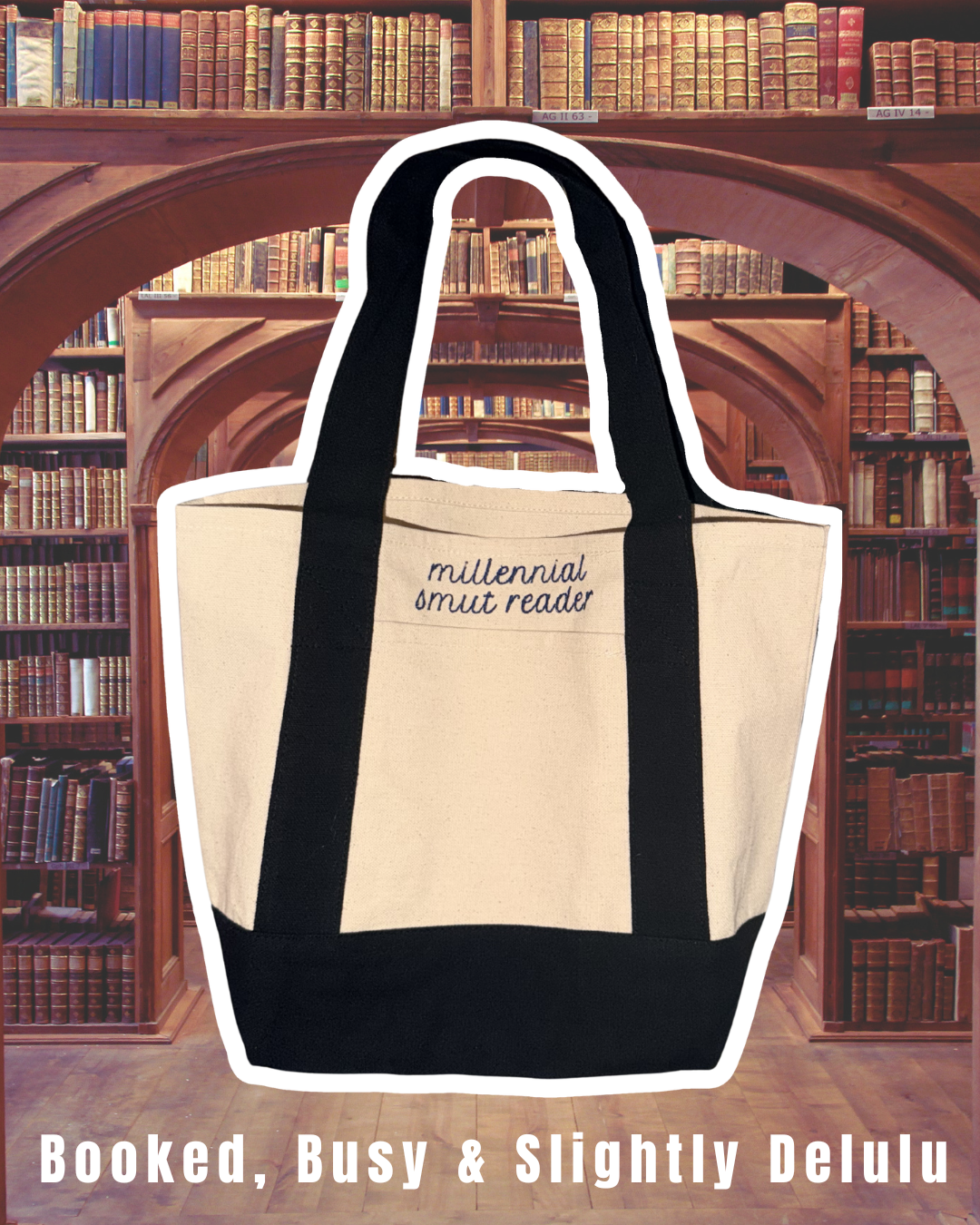 Millennial Smut Reader Tote Bag
