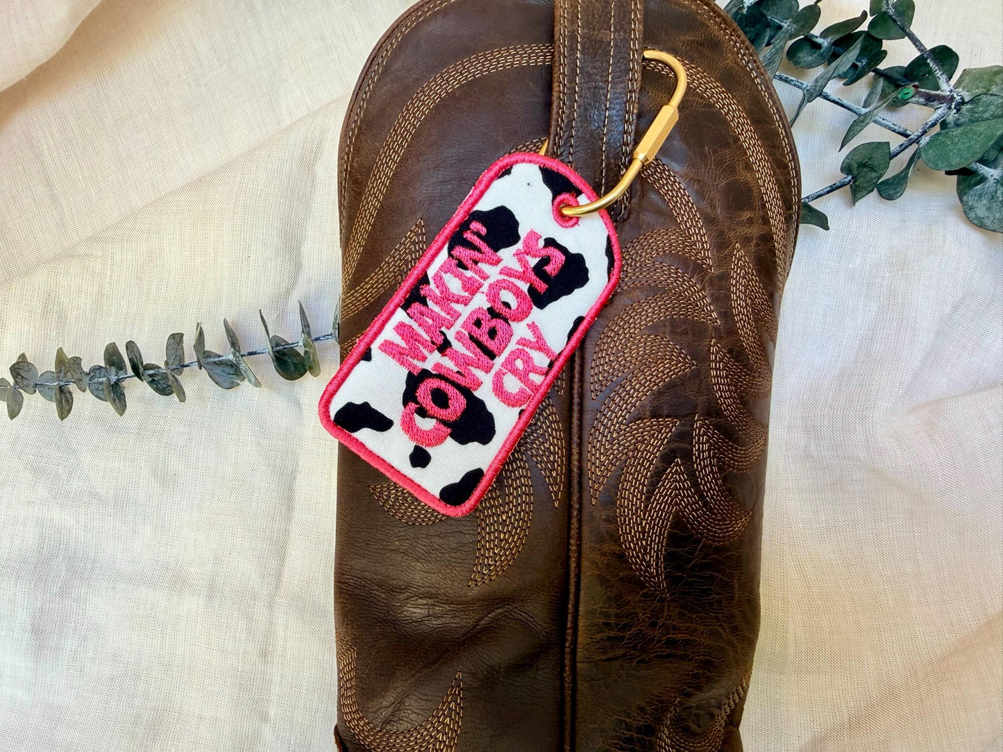 Makin Cowboys Cry Bag Charm