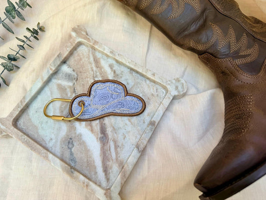 Western Cowboy Hat Bag Charm