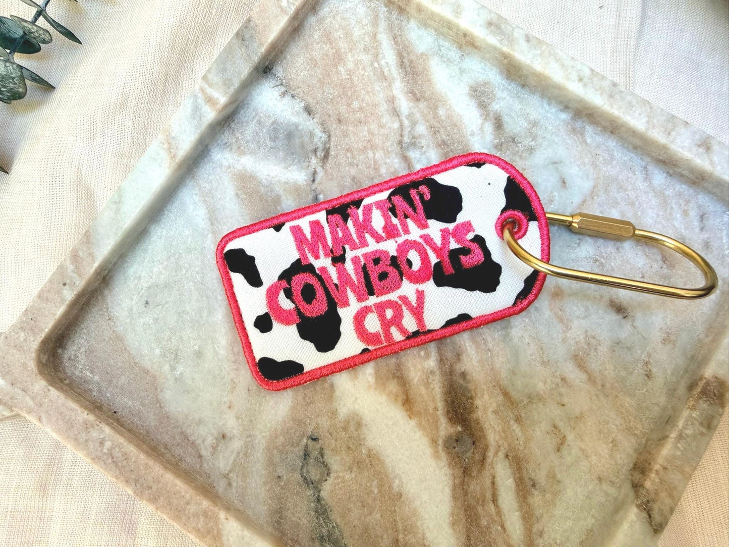 Makin Cowboys Cry Bag Charm