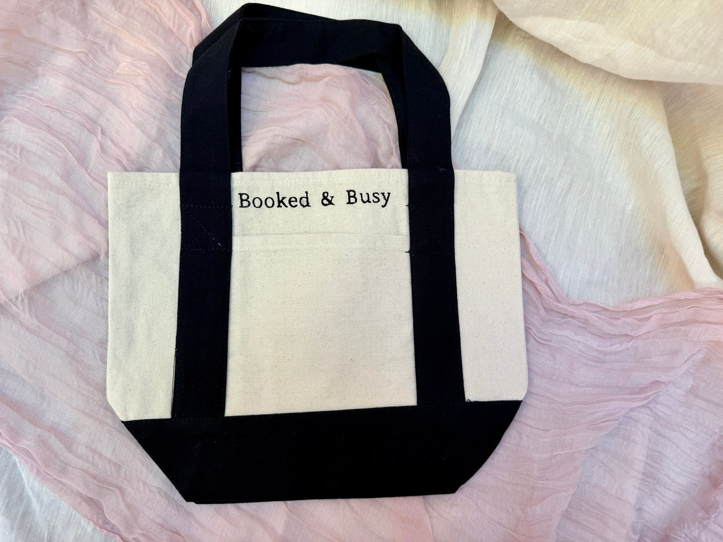 Booked & Busy Tote Bag