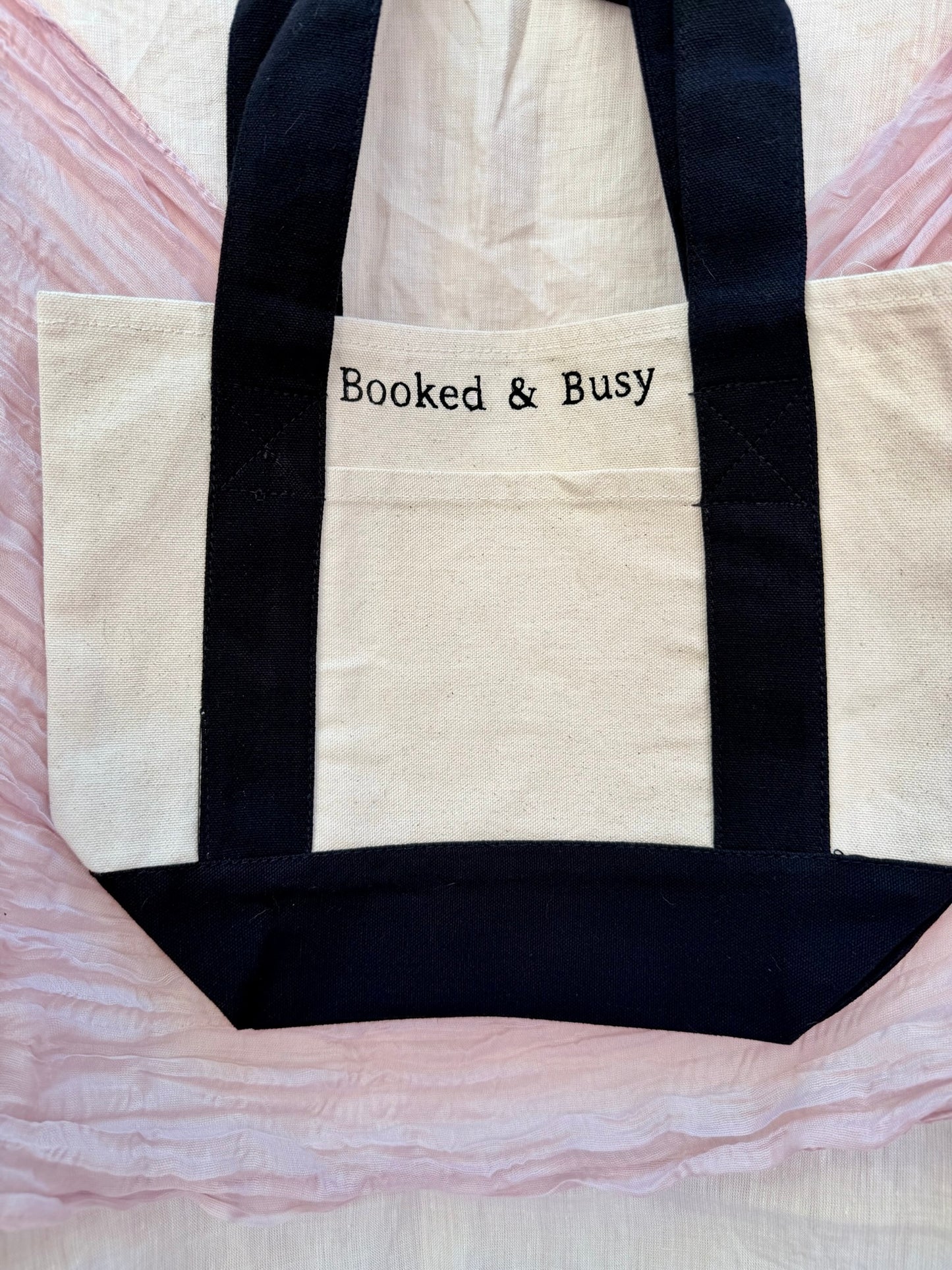 Booked & Busy Tote Bag