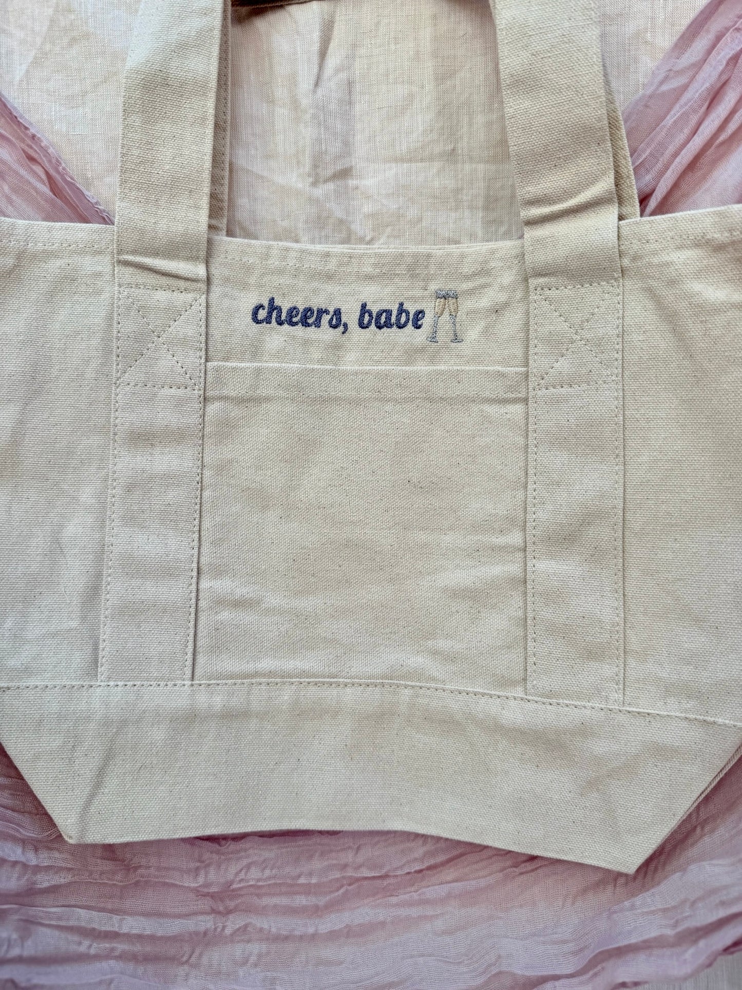 Cheers Babe Tote Bag