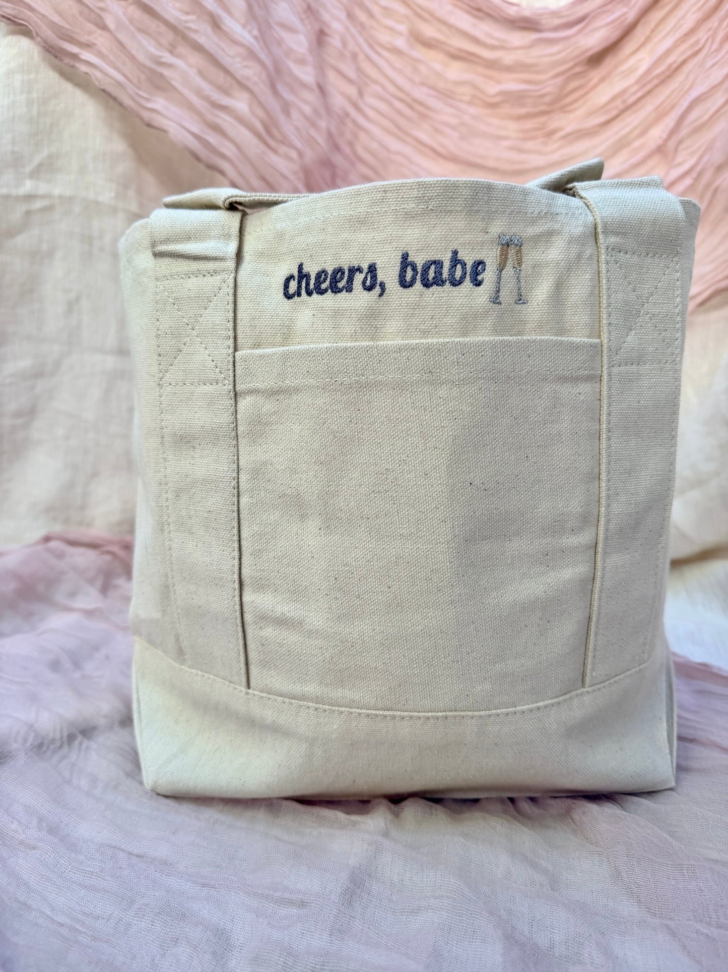Cheers Babe Tote Bag