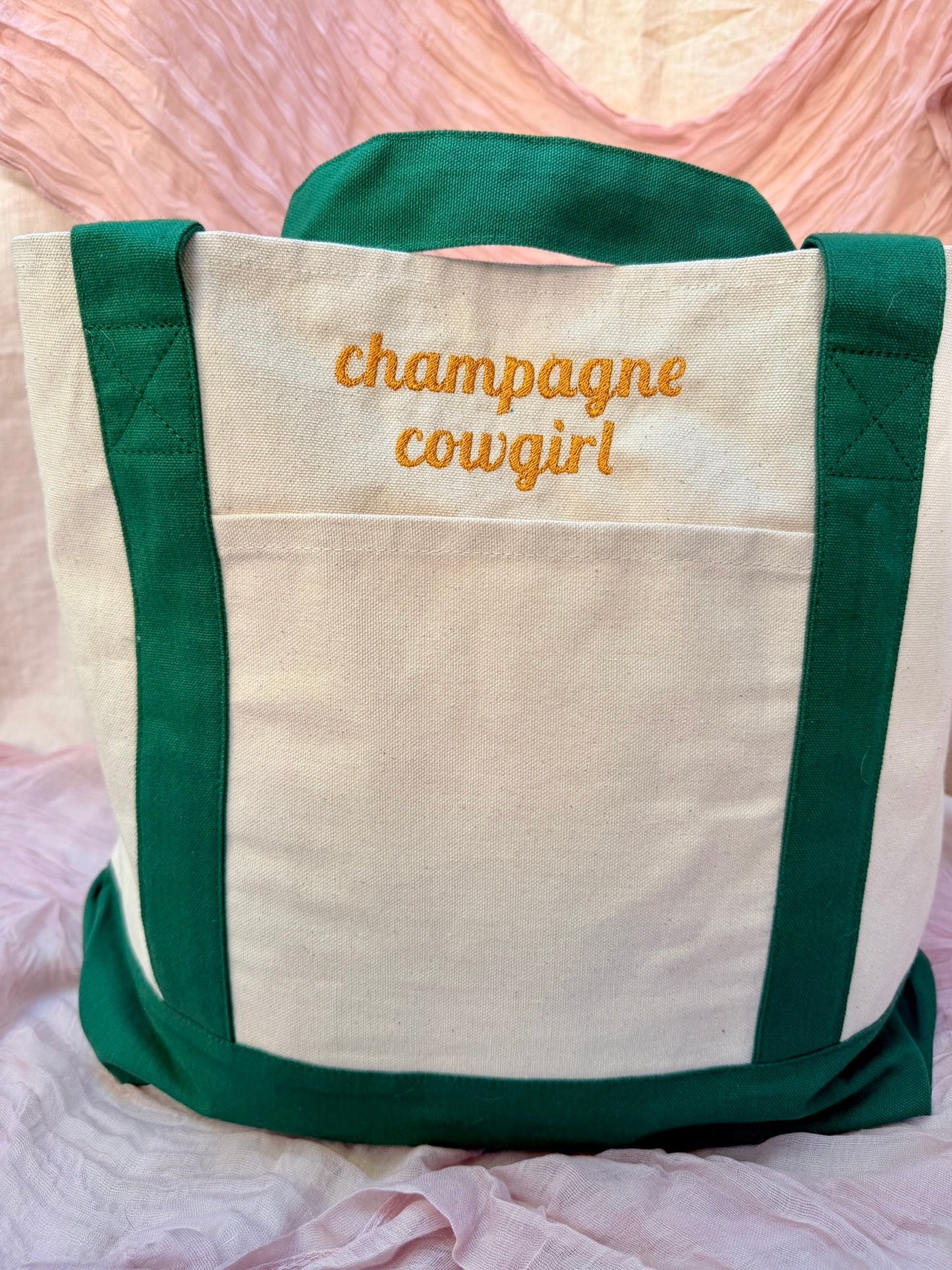 Champagne Cowgirl Tote Bag