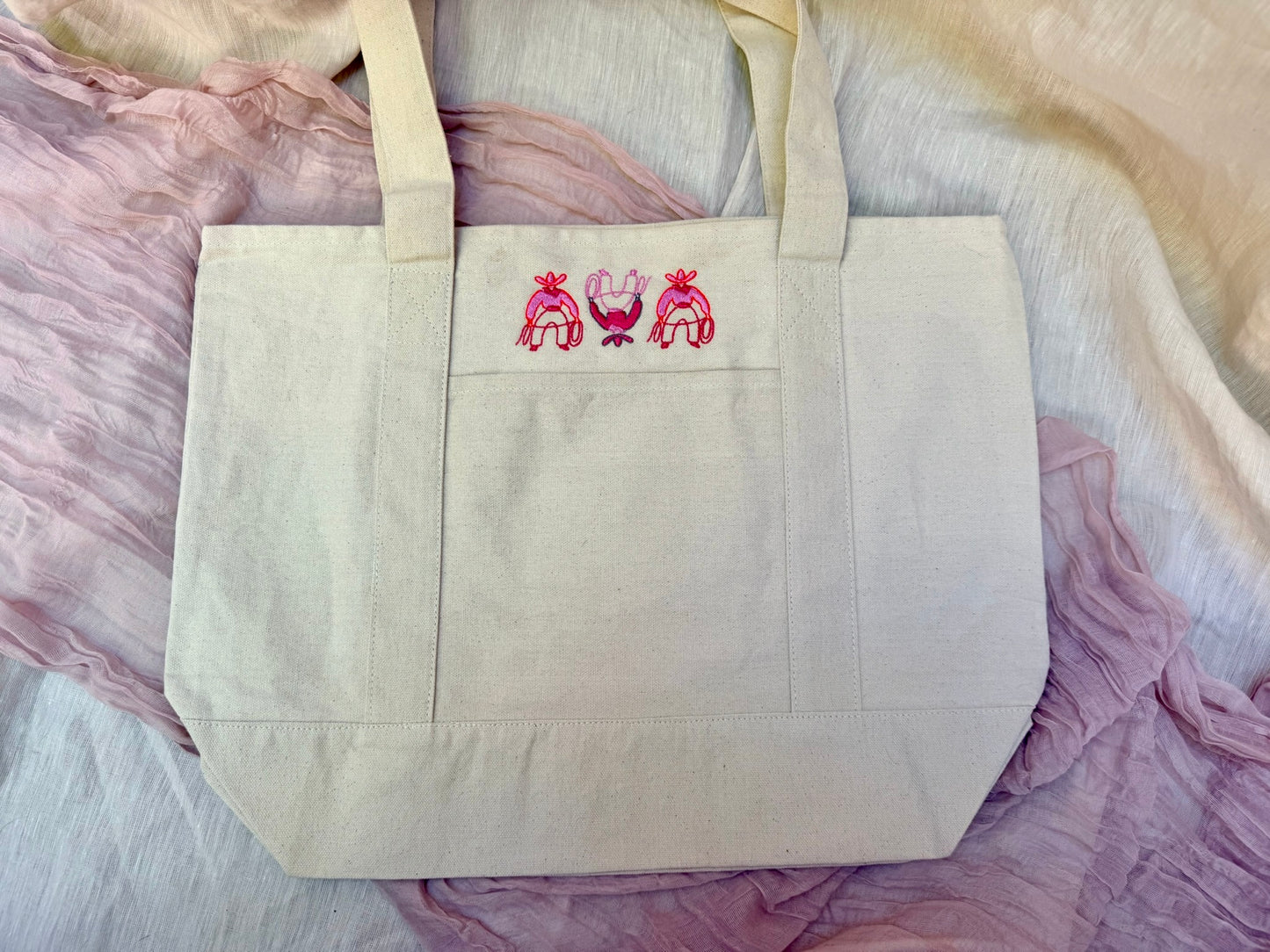 Three Cowboys Tote Bag