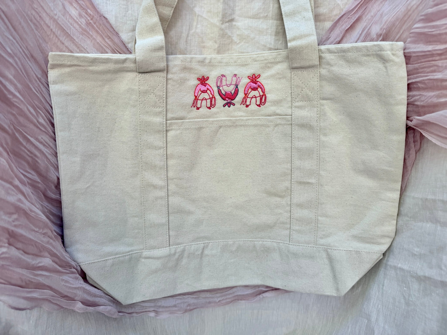 Three Cowboys Tote Bag