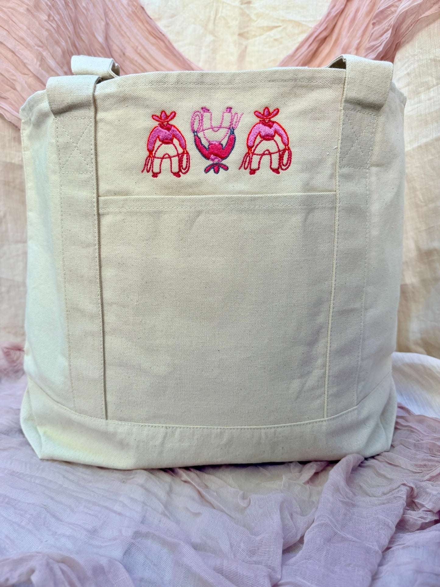 Three Cowboys Tote Bag