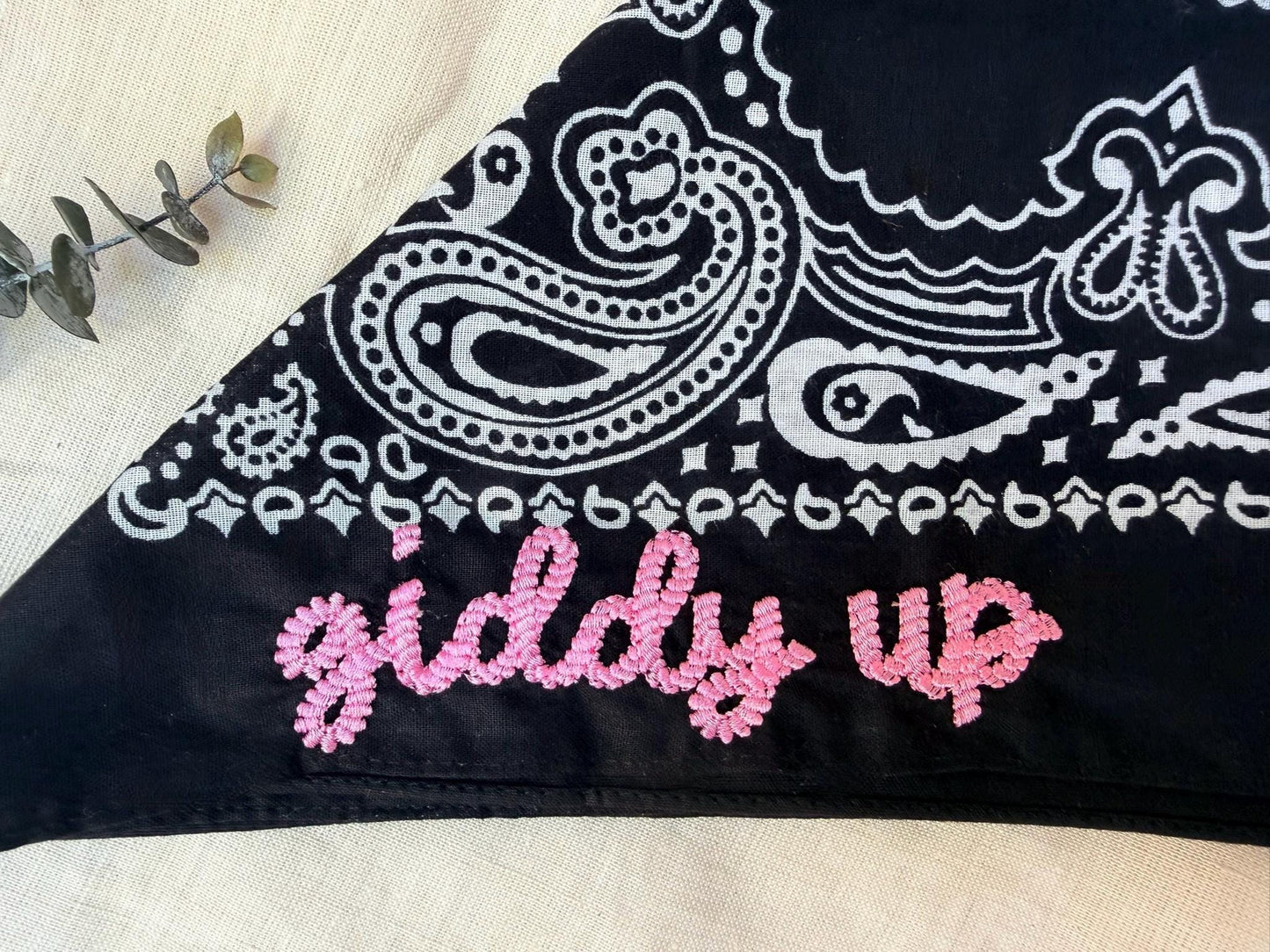 Custom Embroidered Bandana