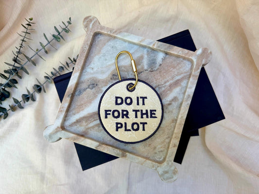 Do It For The Plot Bag Charm