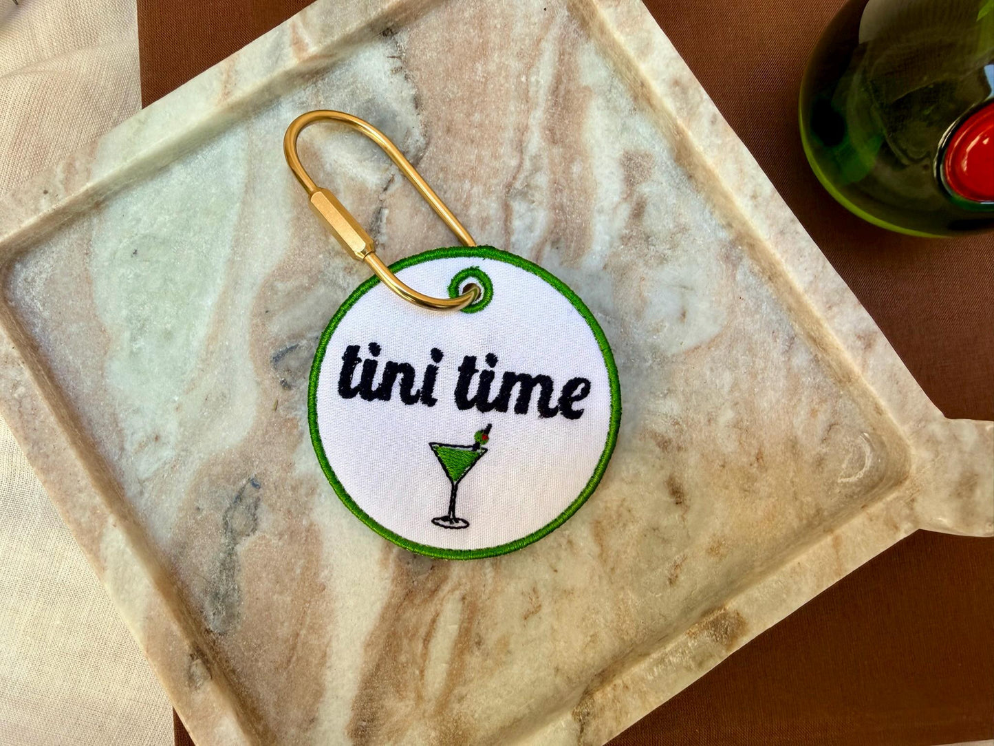 Tini Time Martini Bag Charm